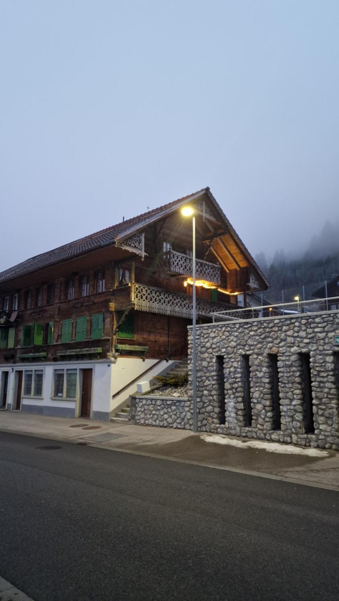 Hotel Cascade De Jaun Exterior foto